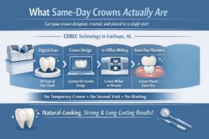 What Same-Day Crowns Actually Are